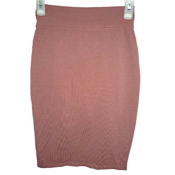 Sweet Womans Mauve Bodycon Bandage Pencil Skirt Small Stretch USA - Picture 1 of 3